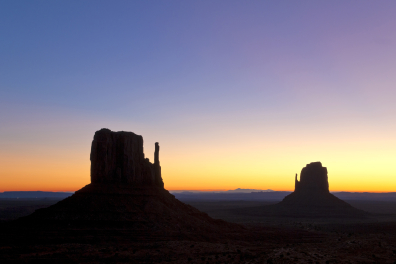 Monument Valley (West and Mitten Buttes, Arizona, USA)